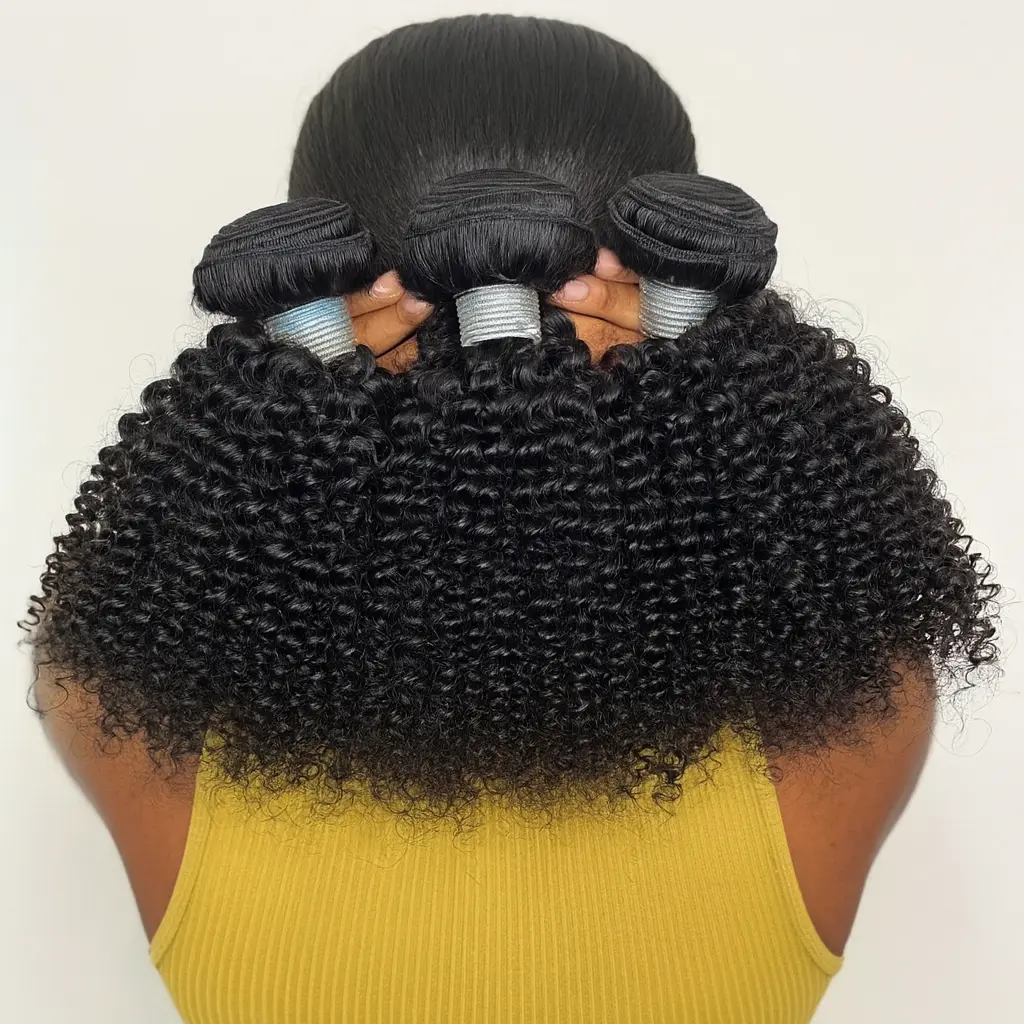 Afro Kinky Curly Human Hair Bundle