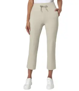 Mondetta Women's Moisture Wicking High Rise Drawstring Capri Pant