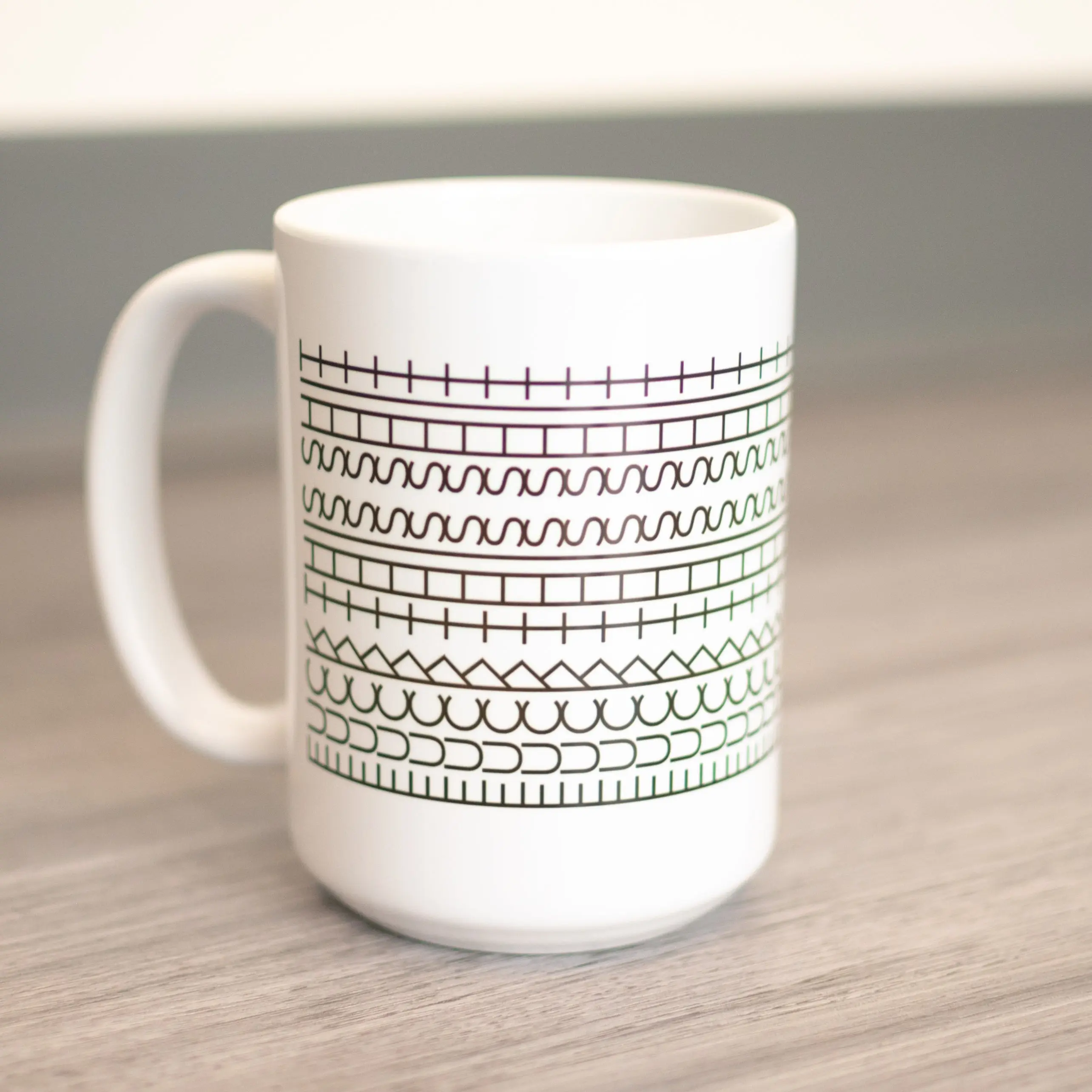 F This Hidden Message Ceramic Mug - Reusable Washable Coffee Cup with Unique Hidden Design Drinkware Tumbler