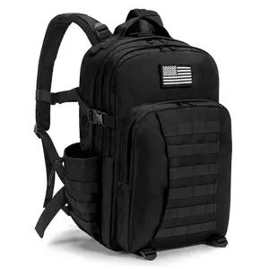Military Tactical Backpack, 40L Army Backpack for Men and Women, Tactical Hunting Backpack, 3 Day Assault Pack Backpack for Hiking, Travel, Black