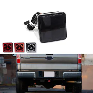 1pcs Smoke Red LED Brake lamps Light DRL Trailer Hitch Backup Light Fit 2" Towing & Hauling