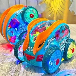 Car Design Electric Toy, Toddler Bumper Car, 1 Box Rechargeable Car Toy with Light & Music, Creative Birthday Gift for Boys & Girls
