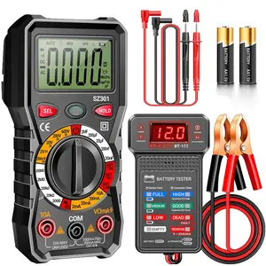 Digital Multimeter with   Tester,12V Digital Automotive  Tester,Measures ,Current,Resistance,Continuity,Diodes,  for   Electrical Tools