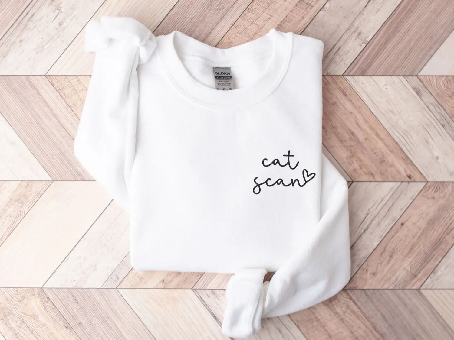 Cat Scan Pocket Print Sweatshirt, CT Technologist, Radiologic Tech, Tech Week Appreciation Gift, CT Scan Shirt, Radiology Dept Group Shirts