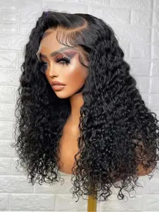26 Inch Long Curly Soft Lace Front Wig, Synthetic Wigs, 180 Density, Baby Hair Included, Suitable for Women Daily Wear, 13x4