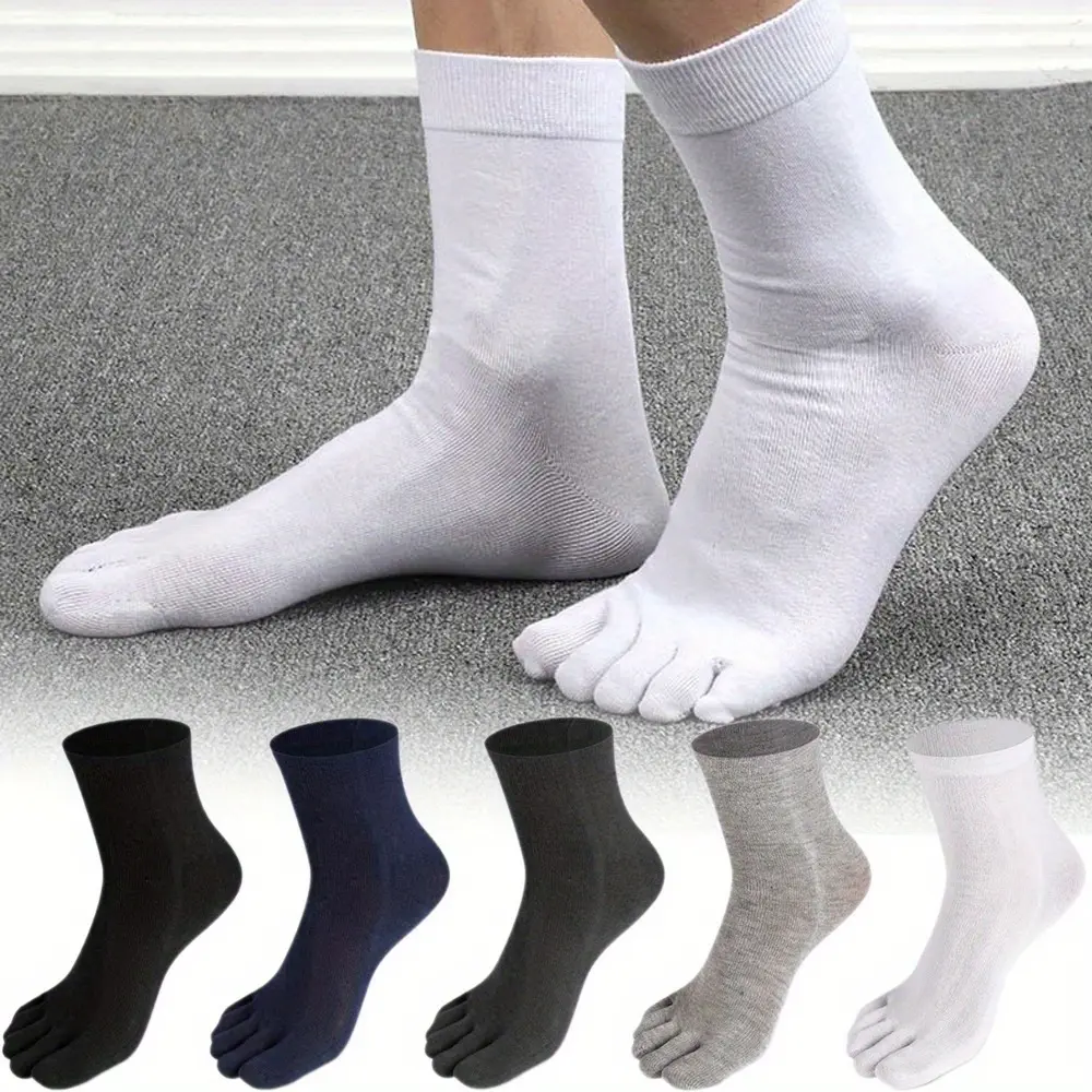5 Pairs Cotton Athletic Running Five Finger Socks, Running Socks Athletic 5 Pairs Cotton Athletic Running Five Finger Socks, Running Socks Athletic