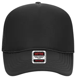 Otto Cap 5-Panel Mid Profile Mesh Back Trucker Hat 32-467