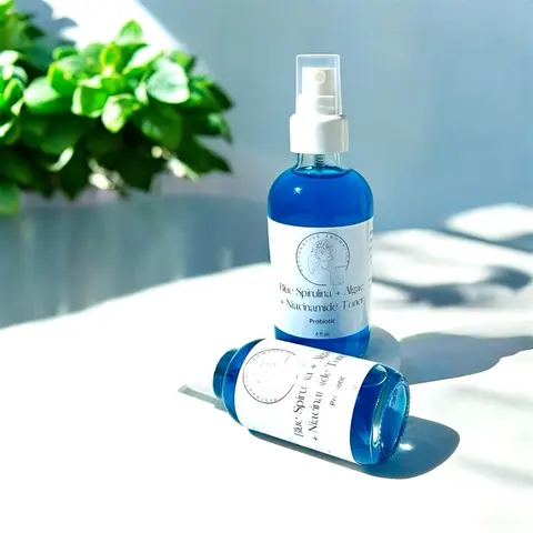 Blue Spirulina + Algae + Niacinamide Face Toner | Hydration & Radiance Boost | Soothing Luxury Skincare