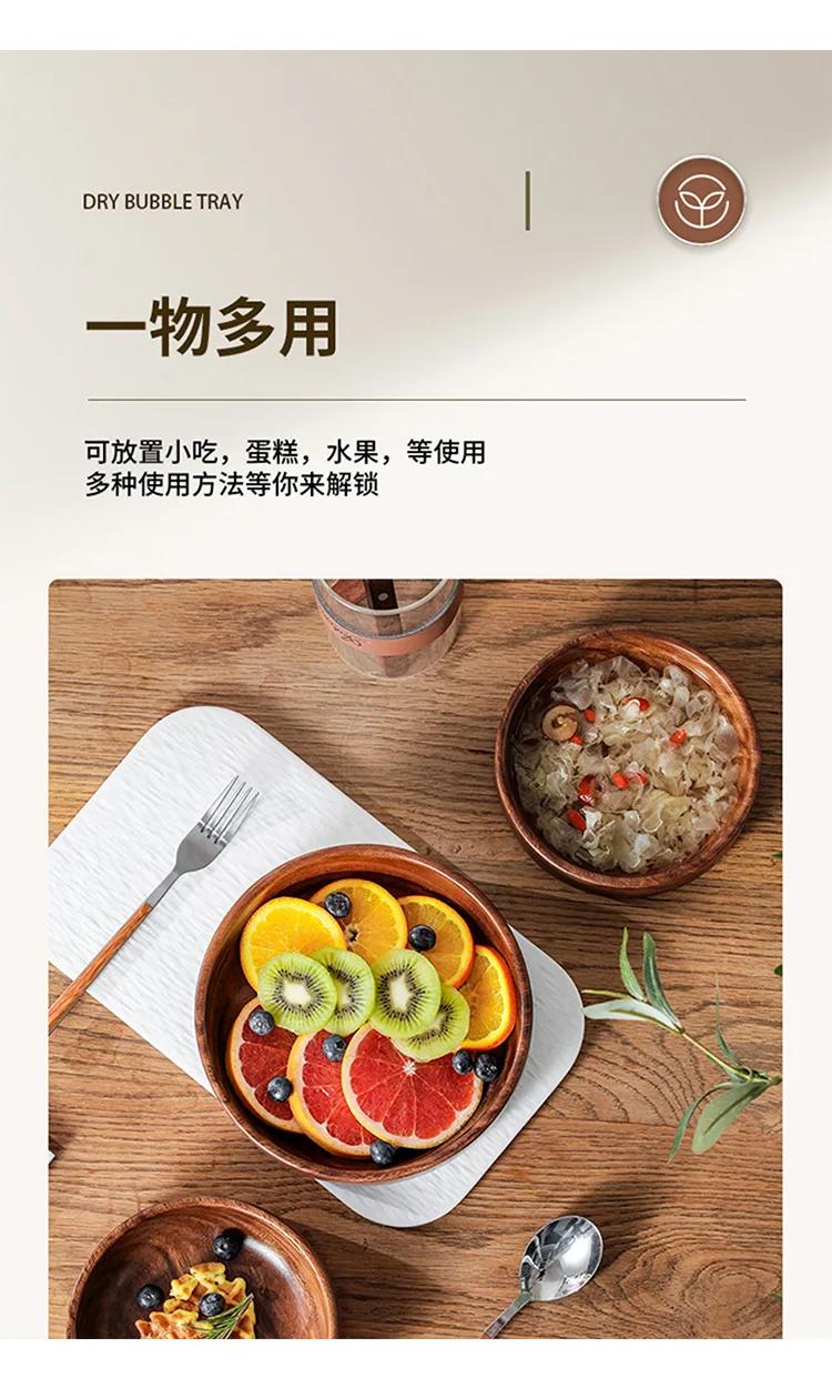 Solid wood bowl Walnut Boat Bowl Creative wooden salad bowl Fruit bowl Vintage storage home kitchen utensils