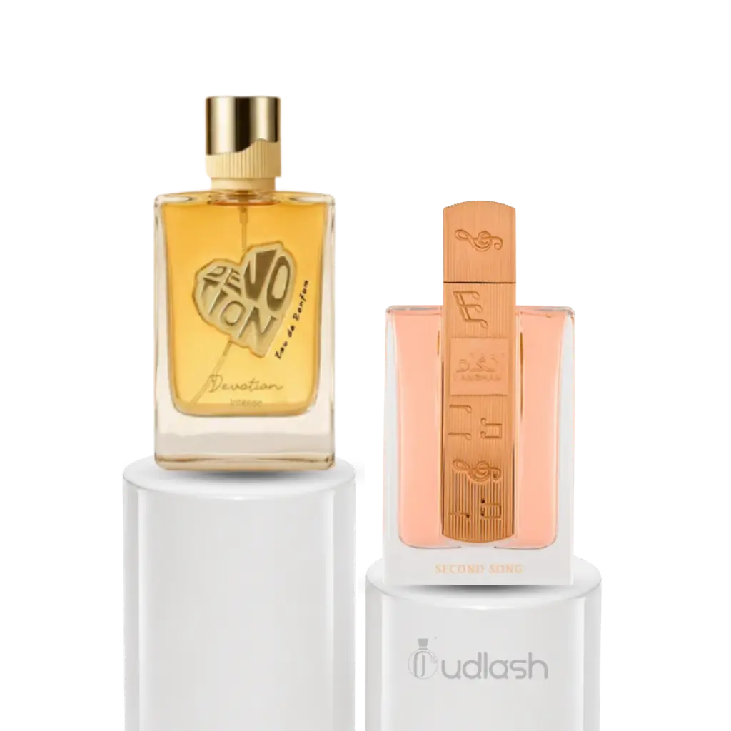 Oudlash Bundle | Lattafa Angham Second Song + Mast Perfumes Devotion Intense | Women's Fragrance | 100 ML 3.4 OZ | Eau De Parfum |
