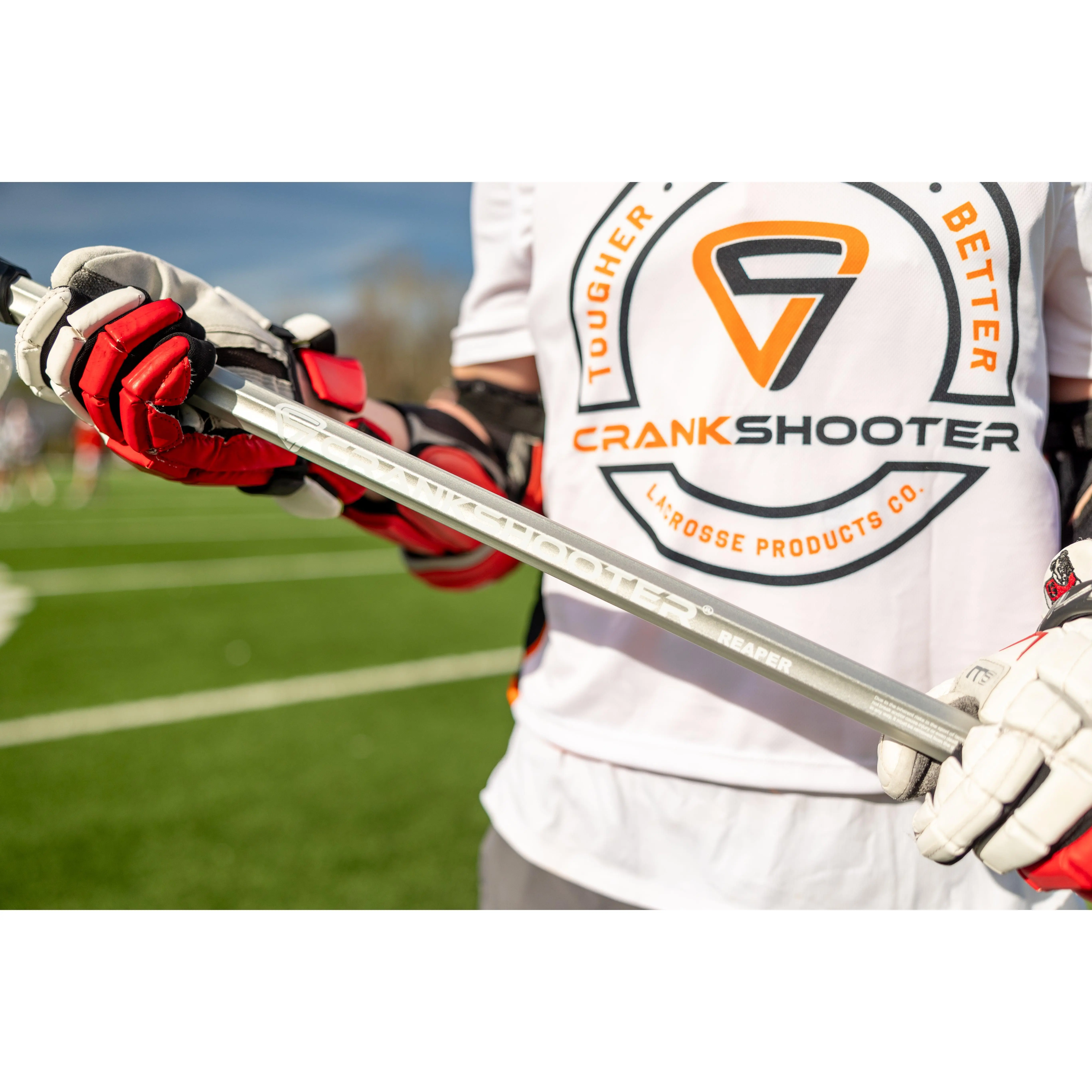 Crankshooter® Reaper™ 7075 Titanium Alloy Lacrosse Shaft, 30", Youth/Beginner/Intermediate