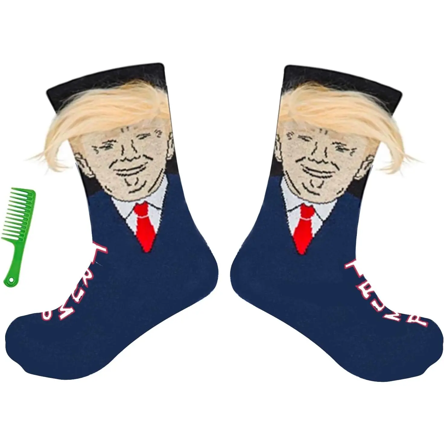 T Legend Funny Socks for Supporters of Donald President, Novelty Gag Gifts for Father'S Day and 4Th of July, Onesize