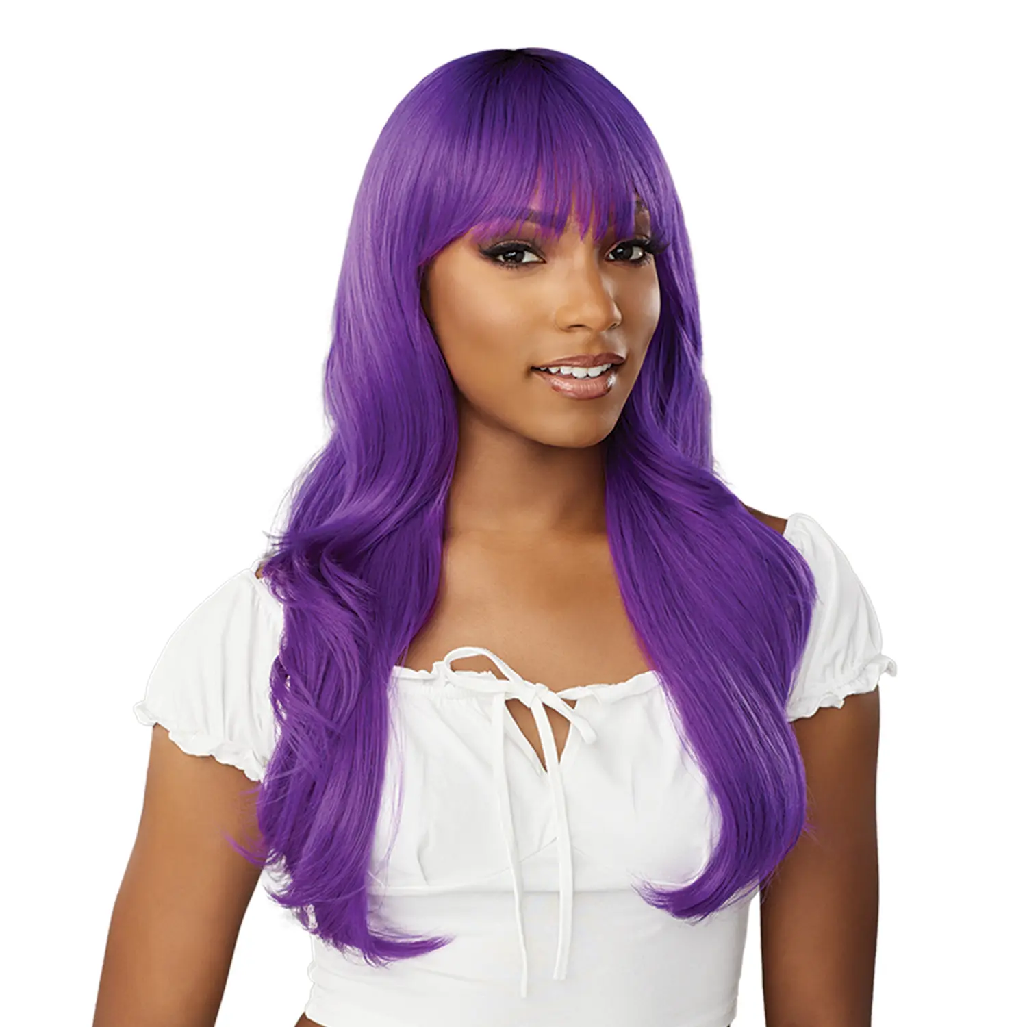 Sensationnel Dashly UNIT 13 Synthetic Full Machine Wig, Synthetic Hair Heat Resistant Wig, Colored Fashion Accessory Hair Extension