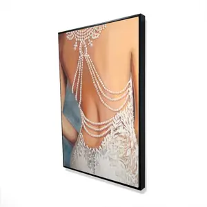 360 Stand 24x36 in. Framed Artistic Wedding Dress Photo - Home Decor Wall Decoration, Thoughtful Gift for Women, Artwork