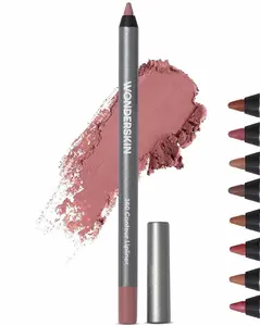 (1pcs) Wonderskin Lipliner Pencil - 360 Contour Lipliner, Long Lasting, Sharpenable, Waterproof and Transfer-Proof Brown Lip Liner Pencil (Saddle)