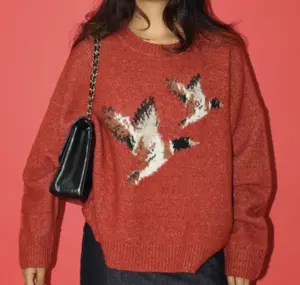Rose duck sweater 