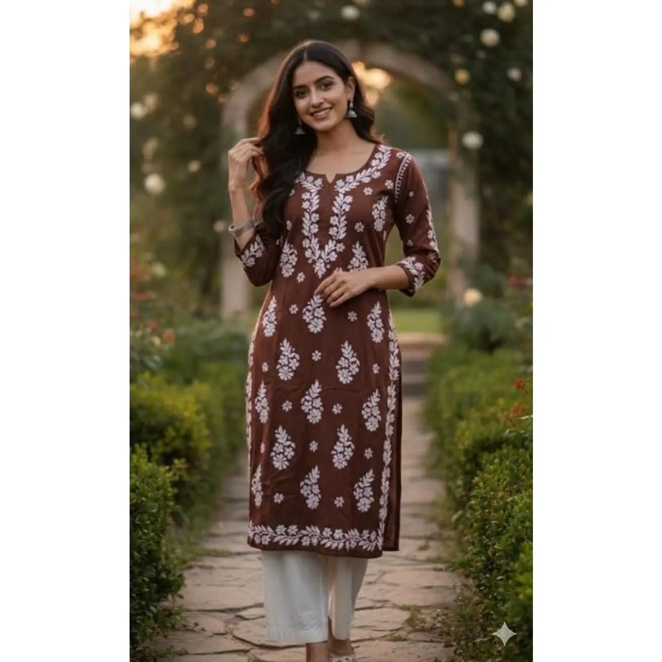 Rayon Long Kurti
