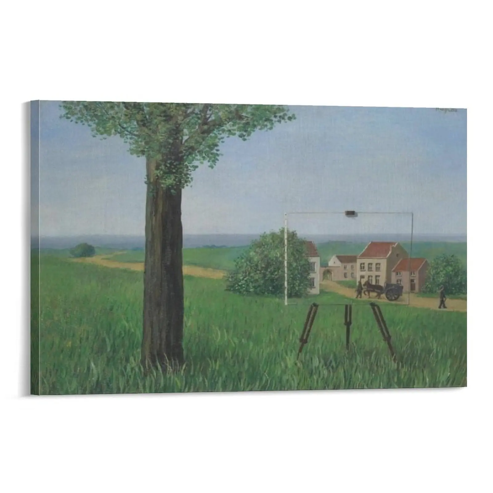 Rene Mag-ritte The Beautiful Captive Canvas Wall Art Prints Poster Photo Picture Painting Canvas Poster Bedroom Decor Sports Landscape Office Room Decor Gift Frames Ornaments Artistic Decoration Hanging Frame-Style