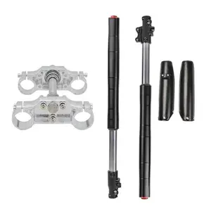 45/48mm Triple Tree Clamp Front Forks Triple Shock 700mm for Dirt Bike Pit Trail Pocket Monkey Bike Scooter 110cc 125cc CRF50 APollo SSR RFZ Zongshen TTR
