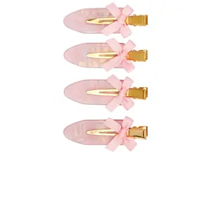 petit moments X Scott King Hair Selena Setting Clips in Pink
