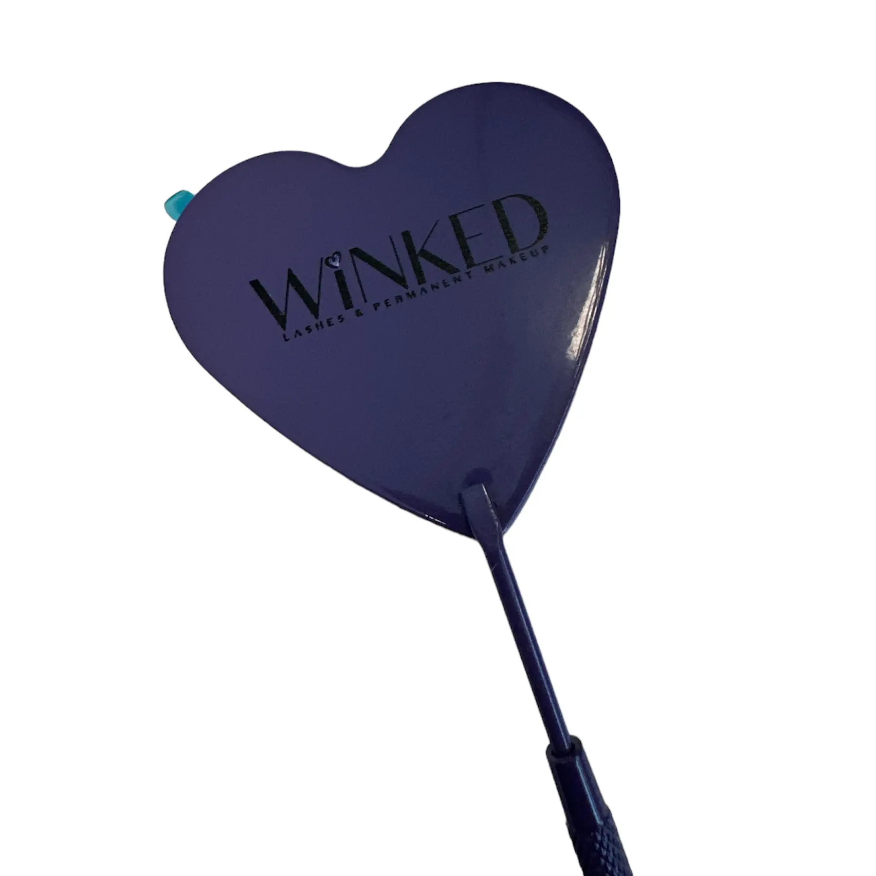 Purple Heart-Shaped Mirror