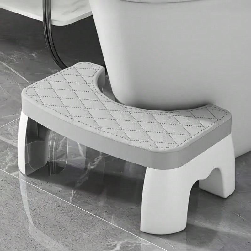 TAIMASI Portable Adult Toilet Footstool - Anti-Slip Waterproof Footstool With 35° Ergonomic Design, Durable Plastic Bathroom Aid Step Stool For Elderly & Mobility-Limited Users, Toilet Accessories, Userfriendly Design