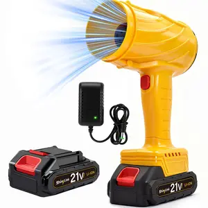 21V High-Power Cordless Handheld Blower with Battery, Lightweight Design, Powerful Airflow, Suitable for Yard, Lawn Care, Snow Removal, and Dust Removal in Various Scenarios