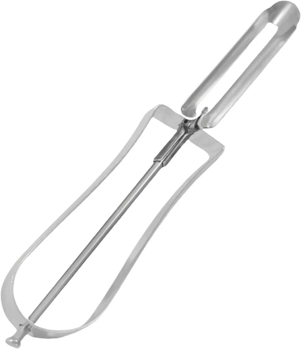 Stainless Steel Cone Peeler for Kids, Effortless Swivel Blades, Ergonomic Handle, Smooth Potato Eye Remover, Commercial Grade Kitchen Utensil - Hassle-Free Cleaning, Dishwasher Safe