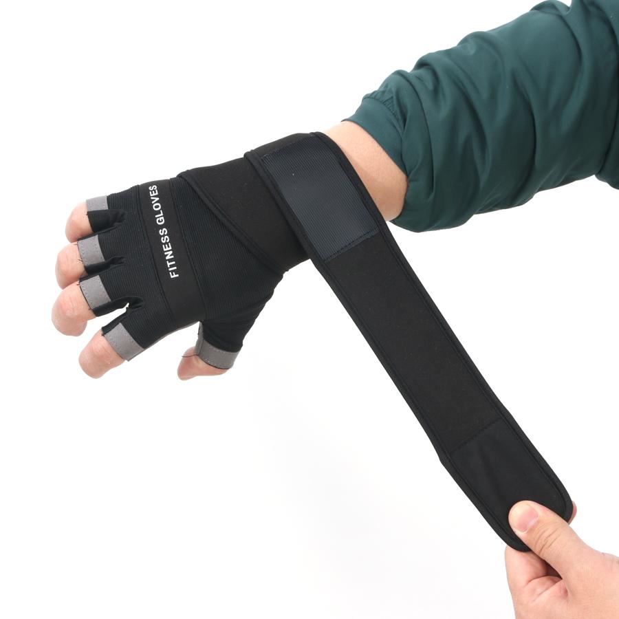 New Arrival Half Finger Gym Gloves for Men Women, Non-Slip GEL Padded Fitness Gloves with Wrist Support for Weightlifting, Cycli