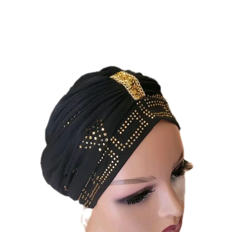 RARE Gucci Metallic Gold Black GG Women\'s Headband Turban RARE Gucci Metallic Gold Black GG Women main image 3