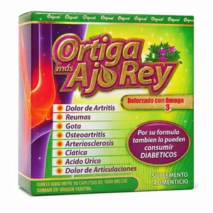 Ortiga Más Ajo Rey Suplemento Alimenticio – Omega 3 Fortificado | Apoyo para Articulaciones y Bienestar General