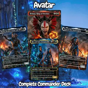 Avatar-Inspired MTG Proxy EDH Deck – Full 100 Cards + Tokens