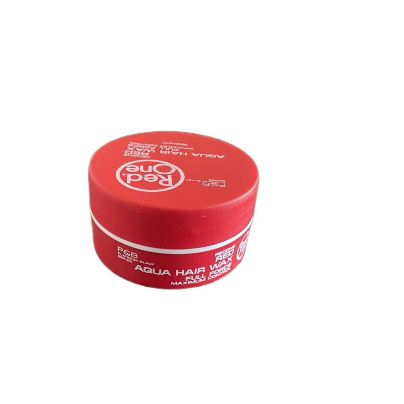 RedOne Aqua Hair Wax - Red Container - Haircare Product for Styling and Care - Gel Gentle Vitamins