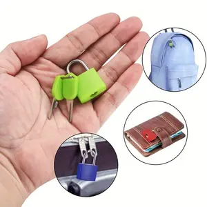Copper Core Lock for Luggage and Cabinets, Colorful Small Lock for Student Dorms, Portable Travel Lock, Secure Your Belongings