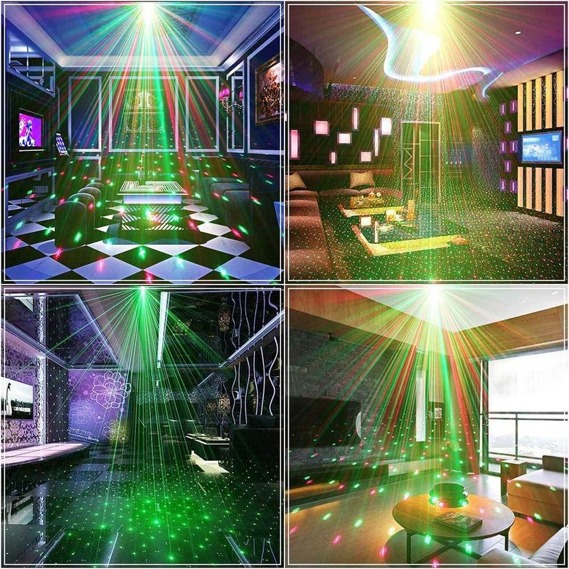 USB Powered Party Light, RGB Color Changing LED Stage Light with Remote Control, Sound Control Strobe Light for Party Home Show Bar Club Birthday KTV DJ Bar Karaoke