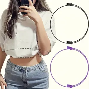 Women's Adjustable Shirt Belly Band, Elastic Navel Belt, Stretchy Waist Belt, Seamless Design, Waist Shaper, Smooth Texture, Suitable for Tops, Sweaters, Shirts, Waistband Buckle, Adjustable Belts