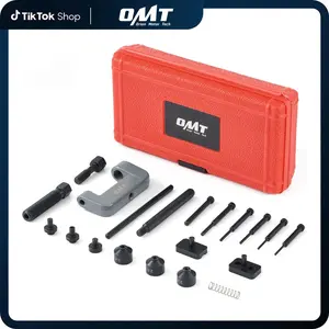 Orion Motor Tech 19pc Chain Breaker Tool Kit with C Frame 3 Anvils 5 Break Tips, Dirt Bike ATV Motorcycle Chain Breaker Chain Link Removal Tool Chain Repair Tool for Cam and 25 to 630 Chains Red/Bule , Limited Time Deal #TikTokShopStockUp