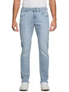 GUESS Male Eco Finnley Slim-Fit Tapered Jeans