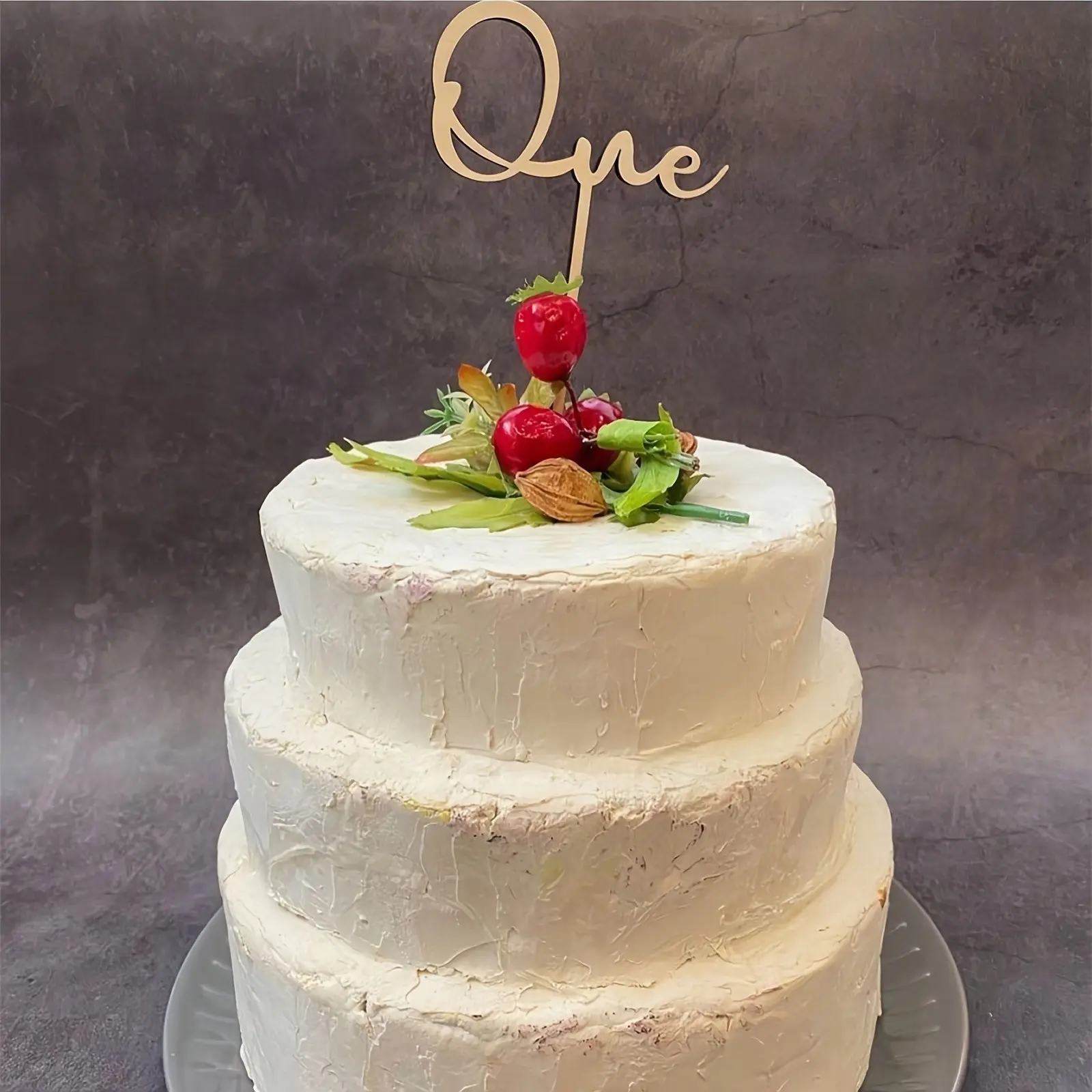 Wooden Number Cake Topper Decoration, Reusable Party Decorations for Birthdays & Anniversaries, Perfect for Weddings & Festive Occasions