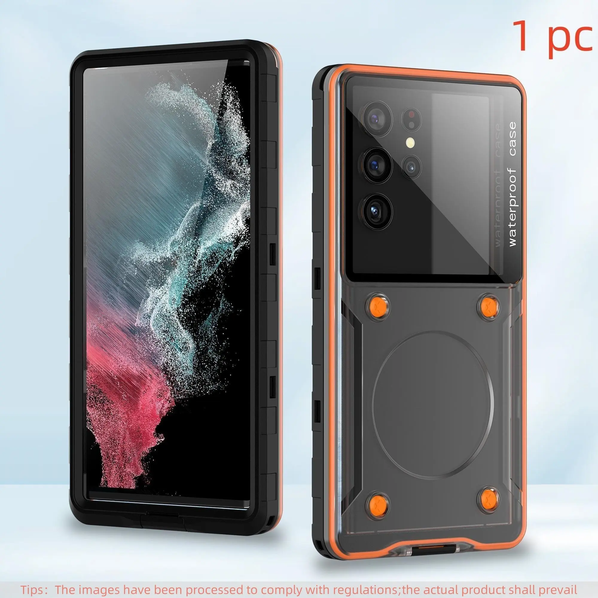 6.9-Inch Waterproof Phone Case for Underwater Photography, Touchscreen Compatible, Fits iPhone, Samsung, Xiaomi, Huawei, Google, Oppo, Motorola, Vivo