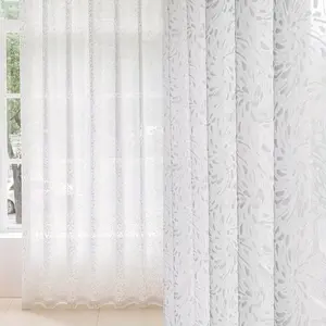 1pc Cheese Wool Embossed Window Curtain, Living Room Bedroom Balcony Dining American Fireworks Dot Curtains, Casual Style Drapes