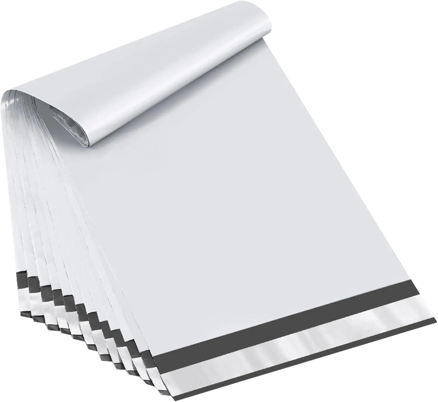 Opaque Waterproof Polyethylene Self-Sealing Packaging Bags - Strongly Adhesive Shipping Supplies for Office Use, Maintaining Privacy, Protecting Items with Versatile Packaging