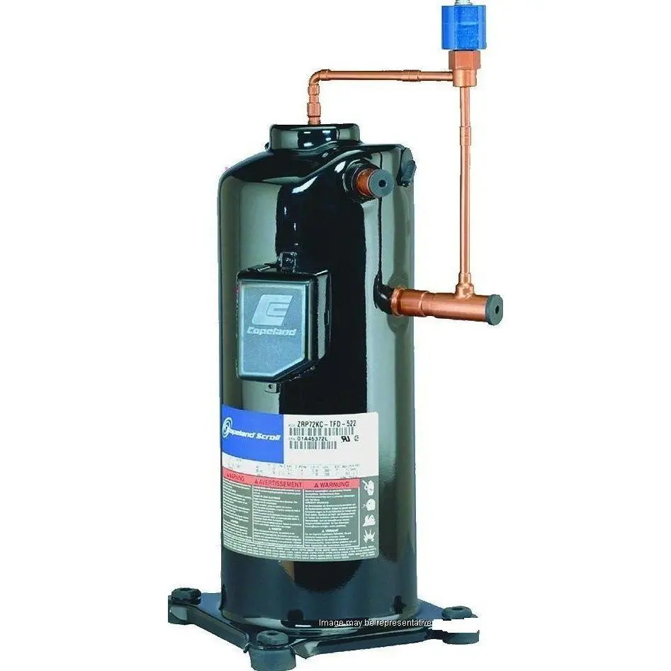 ZPD182KCETED950 Copeland Compressor, digital scroll, 183,000 BTUH, POE, R410A, 460/3/60 volt, 1-3/8" S x 7/8" S