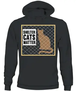 Shelter cats matter Customizable T-Shirt - 100% Soft Cotton - Comfort