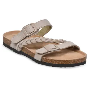 GaaHuu Womens Leather Braided Sandal