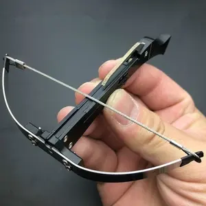 Mini Handy Crossbow Cross Arrow Bow Hunting Toy Decompression EDC Toys