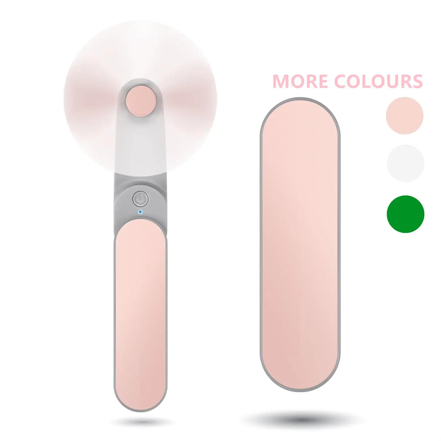 Handheld Mini Fan, 3 Speeds Rechargeable Travel Fan, Portable USB Small Pocket Fan, Personal Fan Suitable for Home Outdoor Travel