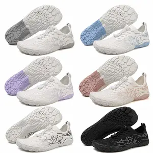 Barefoot Water Shoes for Women Men, Quick-Dry Wide Toe Box Minimalist Aqua Shoes with Drainage Holes for Beach Swim Yoga Hiking Surf