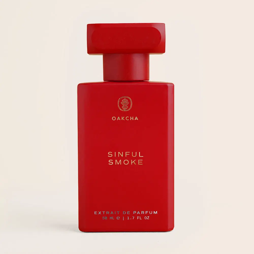 Sinful Smoke – Amber Spicy Smoky Extrait de Parfum | Cherry, Leather & Smoked Woods | Unisex Fragrance