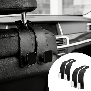 Joytutus 2 Counts Premium Version Car Seat Headrest Hooks Upgraded Double Hooks for Car Seat Back Multi-Functional Hook Set for Purses Bags & Smartphones Car Organizer Accessories,Gift ideas, Valentine's Day gifts, car essential, must have